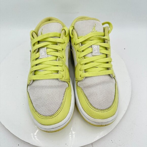 Nike Air Jordan 1 Low Women Size 8 DH9619-103 Limelight White Training Shoes - Picture 3 of 11